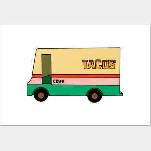 Taco Truck Posters and Art